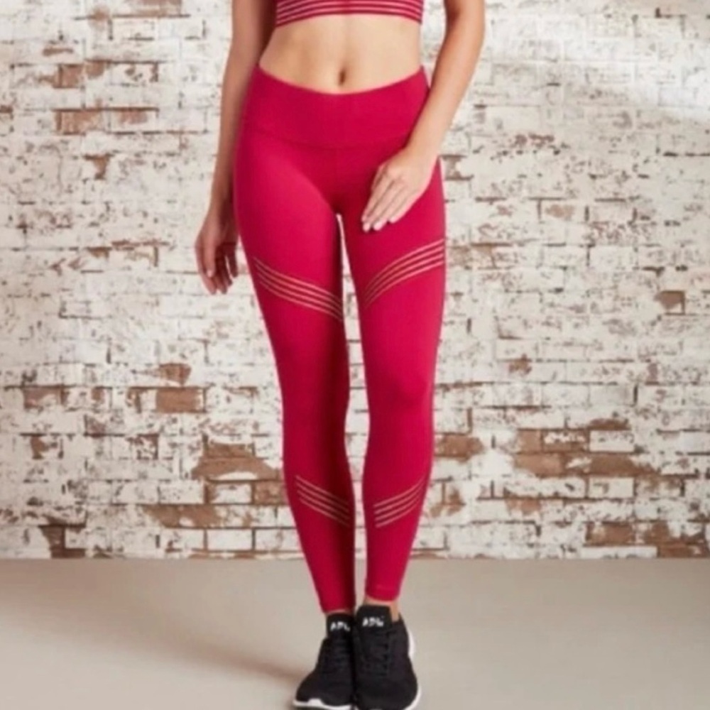 Glyder advance black‎ mesh leggings, size S - Picture 2 of 4